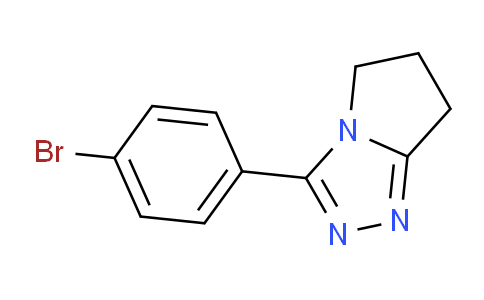 CAS No. 321679-99-6, 3-(4-Bromophenyl)-6,7-dihydro-5H-pyrrolo[2,1-c][1,2,4]triazole
