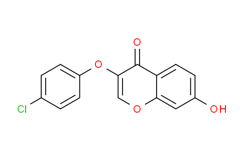 CAS No. 137987-94-1, 3-(4-Chlorophenoxy)-7-hydroxy-4H-chromen-4-one