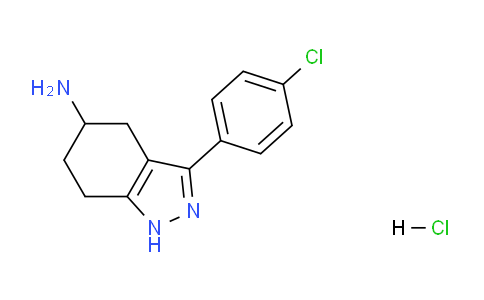 CAS No. 1188265-40-8, 3-(4-Chlorophenyl)-4,5,6,7-tetrahydro-1H-indazol-5-amine hydrochloride