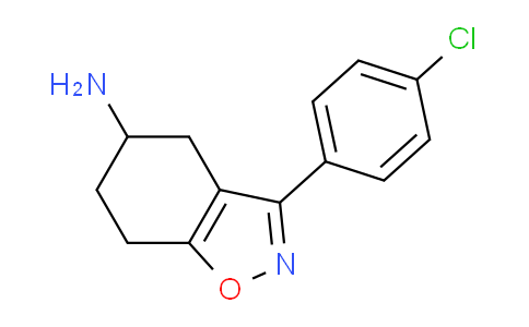 CAS No. 1201784-99-7, 3-(4-Chlorophenyl)-4,5,6,7-tetrahydrobenzo[d]isoxazol-5-amine
