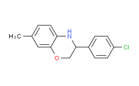 CAS No. 1713714-13-6, 3-(4-Chlorophenyl)-7-methyl-3,4-dihydro-2H-benzo[b][1,4]oxazine