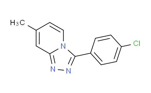 CAS No. 56543-82-9, 3-(4-Chlorophenyl)-7-methyl-[1,2,4]triazolo[4,3-a]pyridine