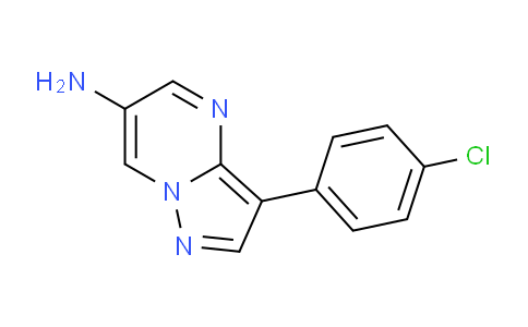 CAS No. 932236-53-8, 3-(4-Chlorophenyl)pyrazolo[1,5-a]pyrimidin-6-amine