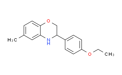 CAS No. 1713174-09-4, 3-(4-Ethoxyphenyl)-6-methyl-3,4-dihydro-2H-benzo[b][1,4]oxazine