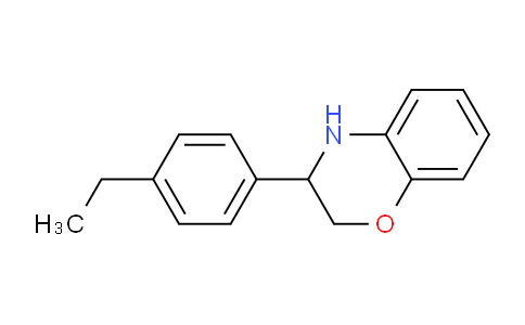 CAS No. 1710472-03-9, 3-(4-Ethylphenyl)-3,4-dihydro-2H-benzo[b][1,4]oxazine