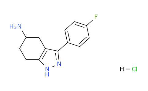 CAS No. 1188264-40-5, 3-(4-Fluorophenyl)-4,5,6,7-tetrahydro-1H-indazol-5-amine hydrochloride