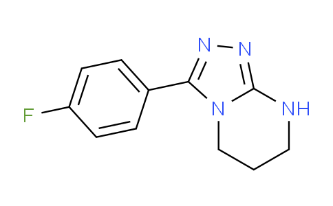 CAS No. 1448855-47-7, 3-(4-Fluorophenyl)-5,6,7,8-tetrahydro-[1,2,4]triazolo[4,3-a]pyrimidine