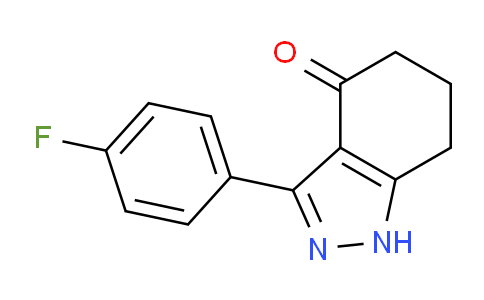 CAS No. 155590-18-4, 3-(4-Fluorophenyl)-6,7-dihydro-1H-indazol-4(5H)-one