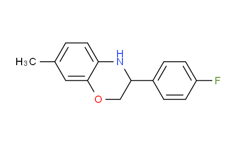 CAS No. 1708289-02-4, 3-(4-Fluorophenyl)-7-methyl-3,4-dihydro-2H-benzo[b][1,4]oxazine