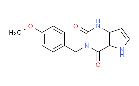 CAS No. 1392484-74-0, 3-(4-Methoxybenzyl)-4a,5-dihydro-1H-pyrrolo[3,2-d]pyrimidine-2,4(3H,7aH)-dione