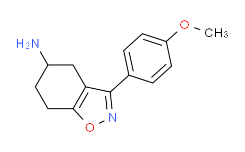 CAS No. 1260750-76-2, 3-(4-Methoxyphenyl)-4,5,6,7-tetrahydrobenzo[d]isoxazol-5-amine