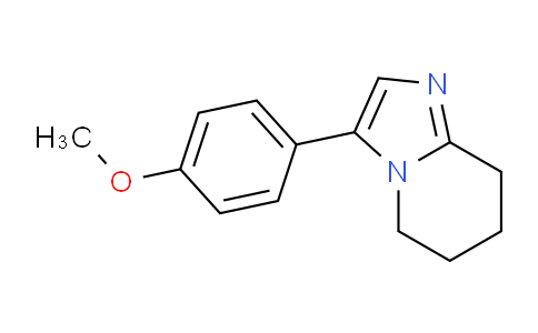 CAS No. 185107-53-3, 3-(4-Methoxyphenyl)-5,6,7,8-tetrahydroimidazo[1,2-a]pyridine