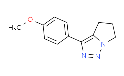 CAS No. 1445792-48-2, 3-(4-Methoxyphenyl)-5,6-dihydro-4H-pyrrolo[1,2-c][1,2,3]triazole