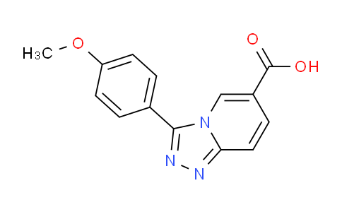 CAS No. 1082120-70-4, 3-(4-Methoxyphenyl)-[1,2,4]triazolo[4,3-a]pyridine-6-carboxylic acid