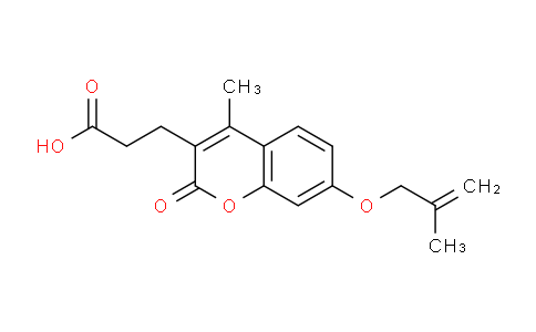 CAS No. 858750-45-5, 3-(4-Methyl-7-((2-methylallyl)oxy)-2-oxo-2H-chromen-3-yl)propanoic acid