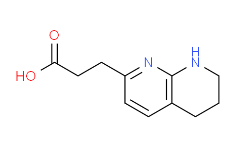 CAS No. 658712-81-3, 3-(5,6,7,8-Tetrahydro-1,8-naphthyridin-2-yl)propanoic acid