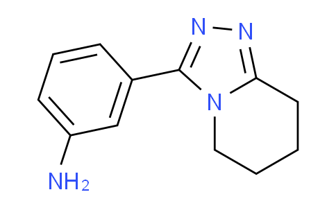 CAS No. 1039975-28-4, 3-(5,6,7,8-Tetrahydro-[1,2,4]triazolo[4,3-a]pyridin-3-yl)aniline