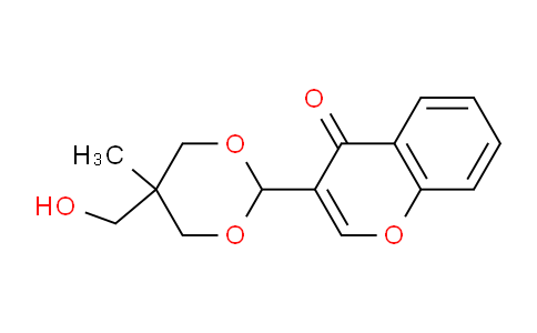 CAS No. 924843-61-8, 3-(5-(Hydroxymethyl)-5-methyl-1,3-dioxan-2-yl)-4H-chromen-4-one