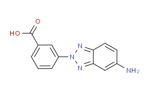 CAS No. 873994-06-0, 3-(5-Amino-2H-benzo[d][1,2,3]triazol-2-yl)benzoic acid