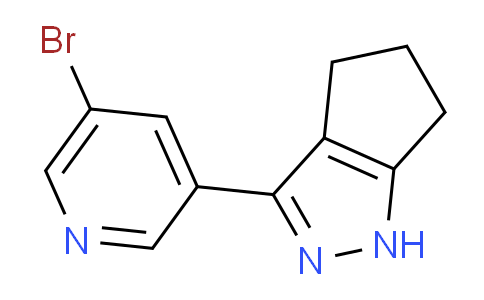 CAS No. 1708401-16-4, 3-(5-Bromopyridin-3-yl)-1,4,5,6-tetrahydrocyclopenta[c]pyrazole
