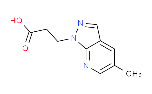 CAS No. 1245807-66-2, 3-(5-Methyl-1H-pyrazolo[3,4-b]pyridin-1-yl)propanoic acid