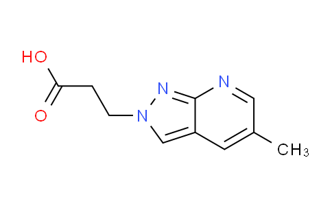 CAS No. 1245807-85-5, 3-(5-Methyl-2H-pyrazolo[3,4-b]pyridin-2-yl)propanoic acid