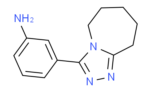 CAS No. 743444-21-5, 3-(6,7,8,9-Tetrahydro-5H-[1,2,4]triazolo[4,3-a]azepin-3-yl)aniline