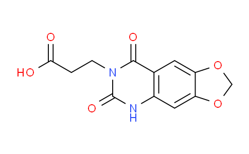 CAS No. 892293-07-1, 3-(6,8-Dioxo-5,6-dihydro-[1,3]dioxolo[4,5-g]quinazolin-7(8H)-yl)propanoic acid