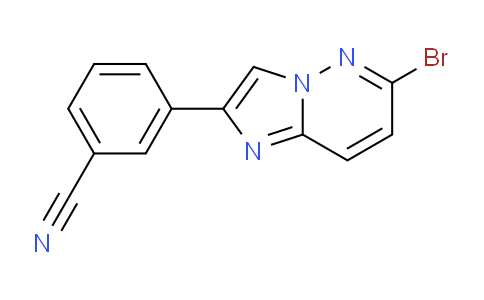 CAS No. 1263284-55-4, 3-(6-Bromoimidazo[1,2-b]pyridazin-2-yl)benzonitrile
