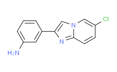 CAS No. 439110-86-8, 3-(6-Chloroimidazo[1,2-a]pyridin-2-yl)aniline