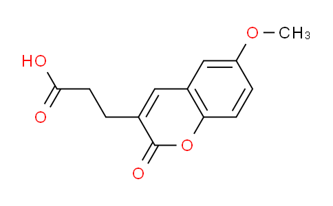 CAS No. 1365941-12-3, 3-(6-Methoxy-2-oxo-2H-chromen-3-yl)propanoic acid