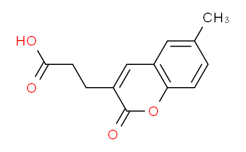 CAS No. 1365942-85-3, 3-(6-Methyl-2-oxo-2H-chromen-3-yl)propanoic acid