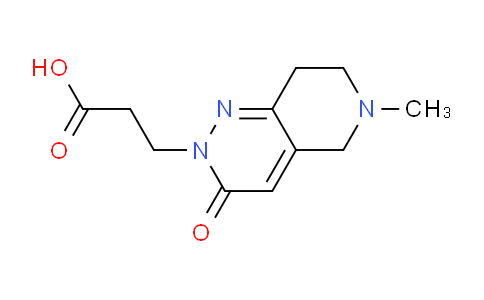 CAS No. 1706451-92-4, 3-(6-Methyl-3-oxo-5,6,7,8-tetrahydropyrido[4,3-c]pyridazin-2(3H)-yl)propanoic acid