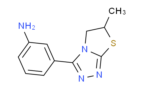 CAS No. 681837-49-0, 3-(6-Methyl-5,6-dihydrothiazolo[2,3-c][1,2,4]triazol-3-yl)aniline