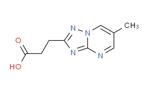 CAS No. 1018052-60-2, 3-(6-Methyl-[1,2,4]triazolo[1,5-a]pyrimidin-2-yl)propanoic acid