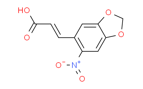 CAS No. 6315-90-8, 3-(6-Nitrobenzo[d][1,3]dioxol-5-yl)acrylic acid