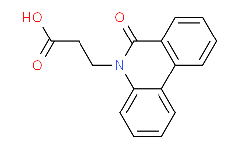 CAS No. 37046-33-6, 3-(6-Oxophenanthridin-5(6H)-yl)propanoic acid