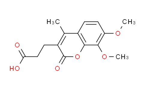 CAS No. 1010922-55-0, 3-(7,8-Dimethoxy-4-methyl-2-oxo-2H-chromen-3-yl)propanoic acid