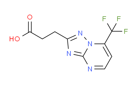 CAS No. 1018170-82-5, 3-(7-(Trifluoromethyl)-[1,2,4]triazolo[1,5-a]pyrimidin-2-yl)propanoic acid