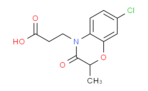 CAS No. 1499913-65-3, 3-(7-Chloro-2-methyl-3-oxo-2H-benzo[b][1,4]oxazin-4(3H)-yl)propanoic acid