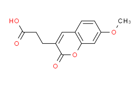 CAS No. 1365940-08-4, 3-(7-Methoxy-2-oxo-2H-chromen-3-yl)propanoic acid