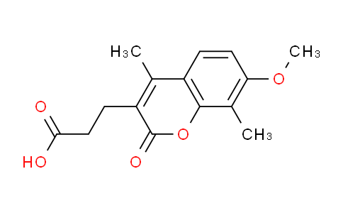 CAS No. 701965-63-1, 3-(7-Methoxy-4,8-dimethyl-2-oxo-2H-chromen-3-yl)propanoic acid