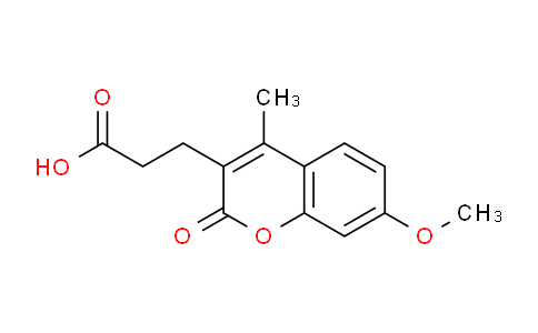 CAS No. 858744-13-5, 3-(7-Methoxy-4-methyl-2-oxo-2H-chromen-3-yl)propanoic acid