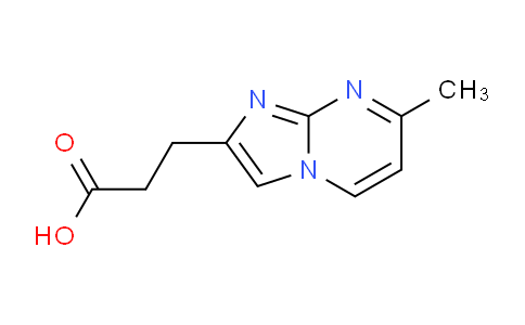CAS No. 1255147-29-5, 3-(7-Methylimidazo[1,2-a]pyrimidin-2-yl)propanoic acid