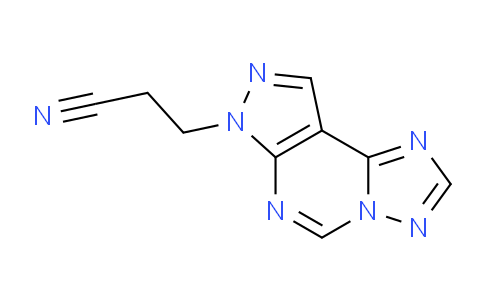 CAS No. 1707563-49-2, 3-(7H-Pyrazolo[4,3-e][1,2,4]triazolo[1,5-c]pyrimidin-7-yl)propanenitrile