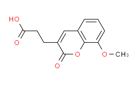 CAS No. 1365940-75-5, 3-(8-Methoxy-2-oxo-2H-chromen-3-yl)propanoic acid