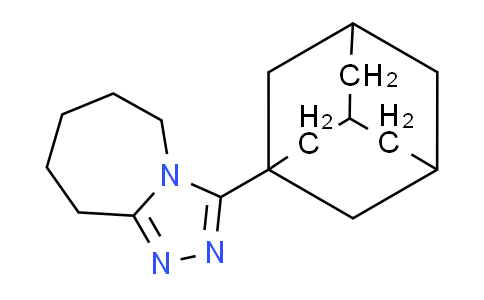 CAS No. 327093-42-5, 3-(Adamantan-1-yl)-6,7,8,9-tetrahydro-5H-[1,2,4]triazolo[4,3-a]azepine