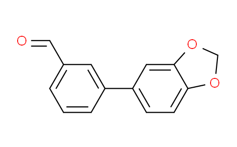 CAS No. 1181320-63-7, 3-(Benzo[1,3]dioxol-5-yl)benzaldehyde