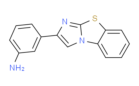 CAS No. 79890-07-6, 3-(Benzo[d]imidazo[2,1-b]thiazol-2-yl)aniline