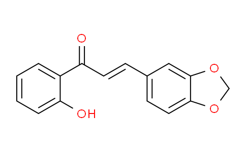 CAS No. 16669-99-1, 3-(Benzo[d][1,3]dioxol-5-yl)-1-(2-hydroxyphenyl)prop-2-en-1-one